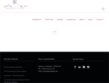 Tablet Screenshot of manability.com